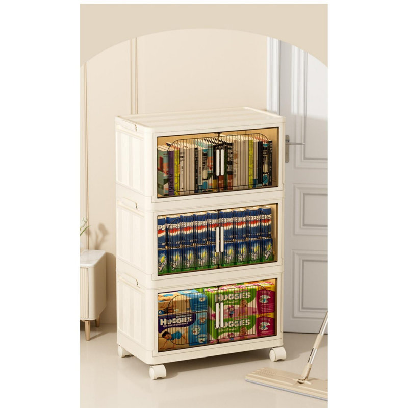 Plastic Storage Cabinet with Wheels