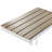Garden Table Engineered Wood White MESSINA