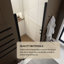 Porte de douche demi-cadre avec verre transparent l 34 po x H 72 po