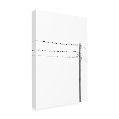 «Birds On Wires On Canvas» par Incado