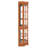 Corner Cabinet With 5 Shelves And , Oak Feeling 5-shelf Lighting In Tone-1933896036