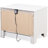 ClickDecor Edmond Wood 1-Drawer Nightstand with USB Charging Station-697209704