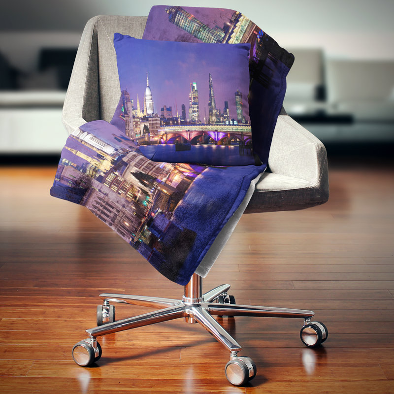 Coussin lombaire cityscape photo london night