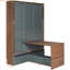 Lit escamotable avec bureau escamotable Murphy-118874456