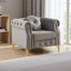 Canapé Chesterfield en velours avec coussins ronds-546643843