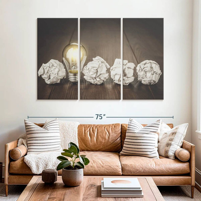 Alcaraz Bright Idea, 42" H x 65" W