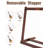 Guitar Stand, Black Walnut Wood Multi Guitar Rack For 5 Acoustic, 7 Electric Or 7 Bass, Hardwood Instrument Racks For Men, Wooden Floor Acoustic Stand For Home Decor, Studio Display