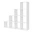 10 Cube Bookcase Open Compartments Bookshelf for Living Room Bedroom Home Office-50170262-94664555