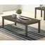 Noyer / brun élégant ensemble de tables basses 3 pièces 1 table basse et 2 tables de bout Mobilier de salon-1689871846-1689871845
