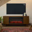 Morris 72" Mid-Century TV Stand with Electric Fireplace by Real Flame-309327806-331742500