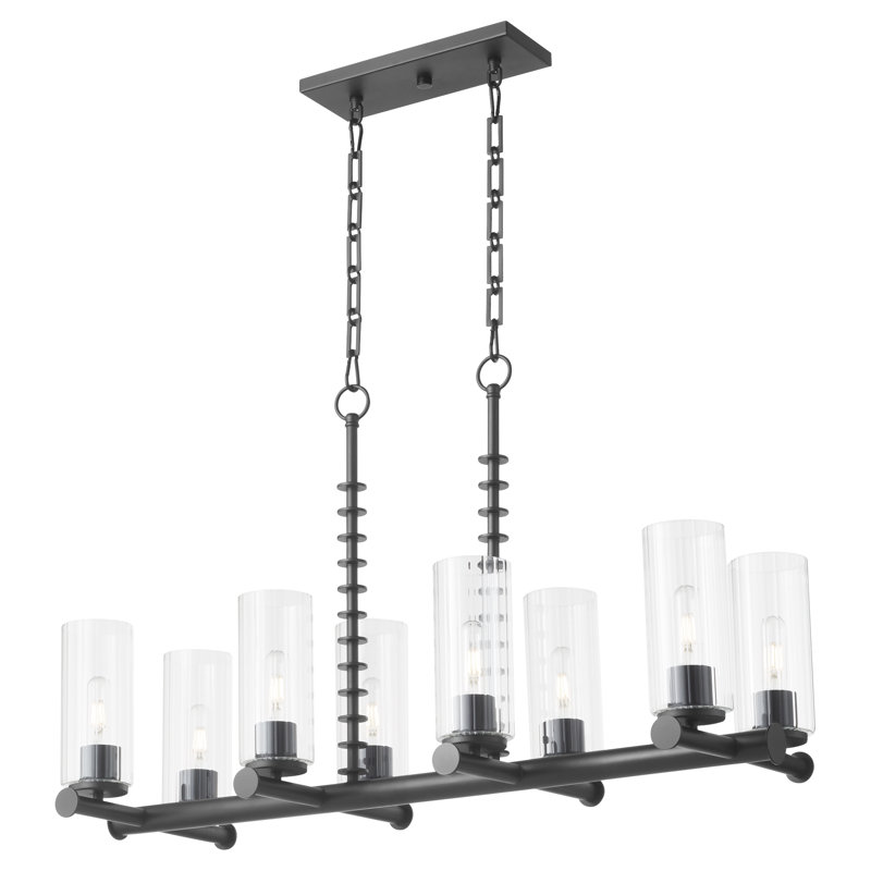 MERCIER 8 Light Linear, Matte Black