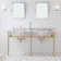 Greyleigh™ Copeland 22'' Marble Oval Bathroom Sink with Faucet and Overflow