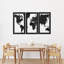 Décoration murale en trois parties du globe - ACM-901860990-901860864