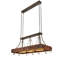 Steamboat Rectangle Chandelier Pot Rack