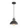 Herdon 1 - Light Single Small Pendant with Wrought Iron Accents