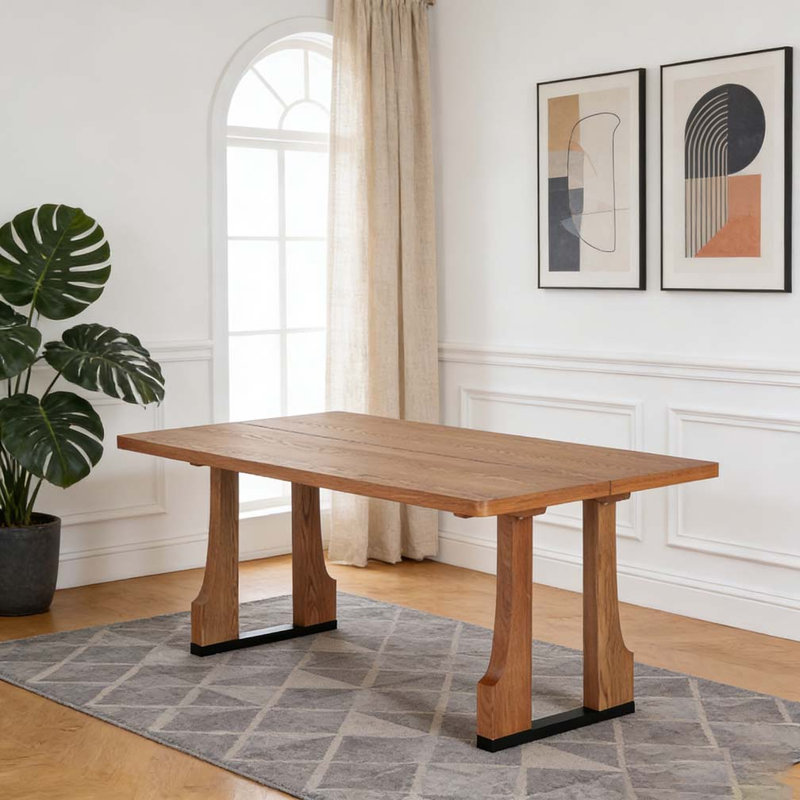 Table de salle à manger 63 ", Naturel