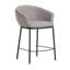 Rumi - Tabouret de comptoir gris moderne