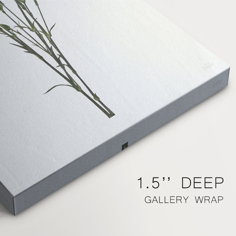 Organique floral I - galerie Cavas enveloppé, H 18 po x l 12 po
