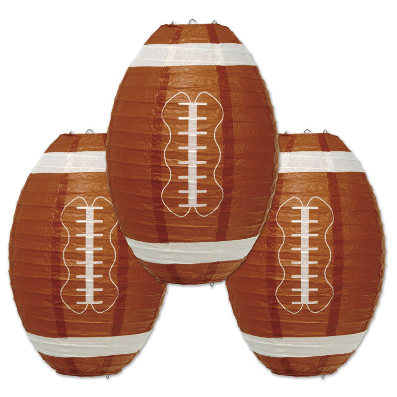 Lanternes en papier de football