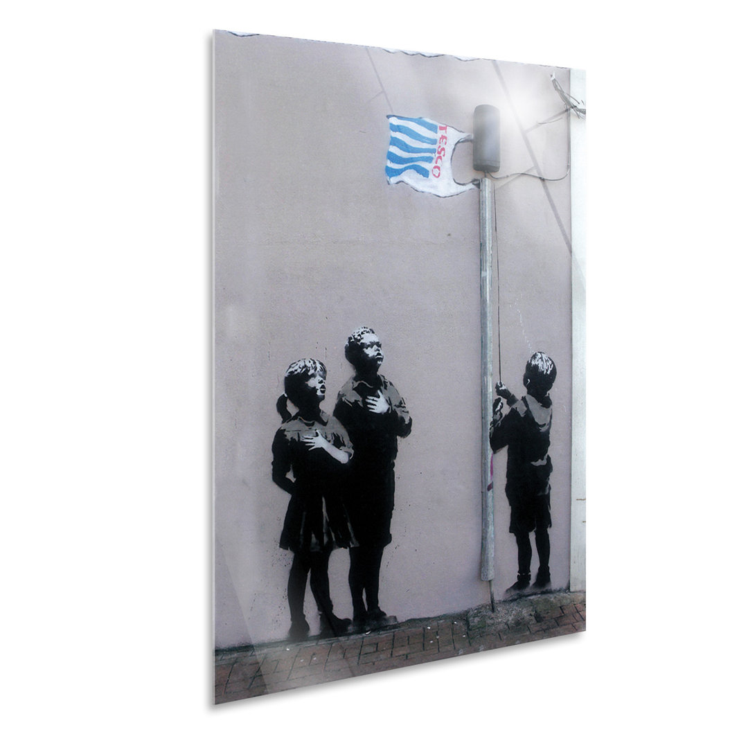 Kunstdruck Tesco Flag von Banksy