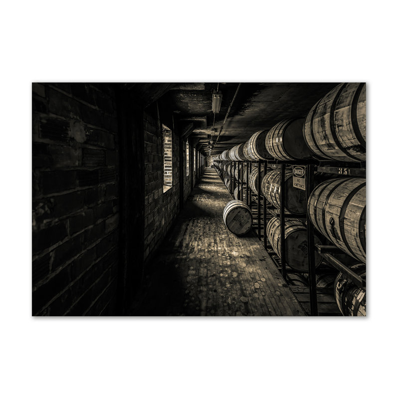 Bourbon Barrels - Wrapped Canvas Print