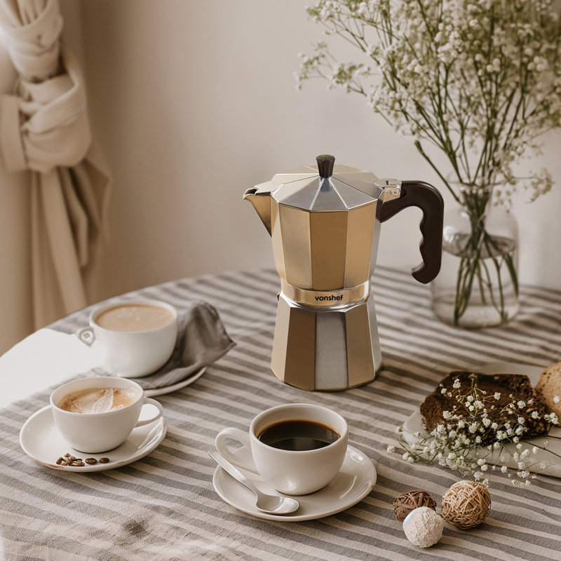 VonShef Stovetop Espresso Maker
