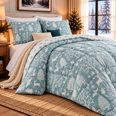 Microfiber Comforter Set with Shams