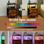 40cm W Metal Bedside Table