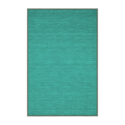 Contemporary 218 Turquoise Area Rugs