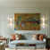 20" Dimmable Wall Mounted Sconce with Alabaster Shade (Set of 2)