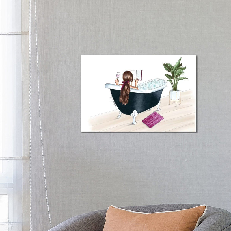Relax par Elza Fouche, reproduction d'art sur toile tendue, H 18 po x l 26 po x P 1,5 po