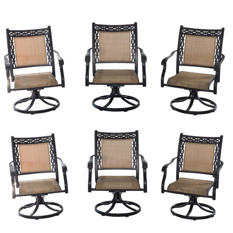Fauteuil de patio pivotant Kamas