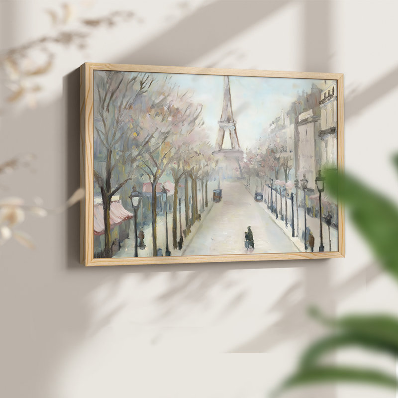 Landscape Series-XLV -Framed Print - Restickable, 16" H x 20" W, Natural