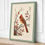 Cardinal in Winter Japandi 1 Piece Wrapped Canvas Wall Art-55786813-55786809