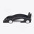 Race Car-Shaped Platform Bed With Wheels-623702028