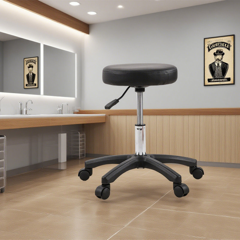 Height Adjustable Rolling Stool