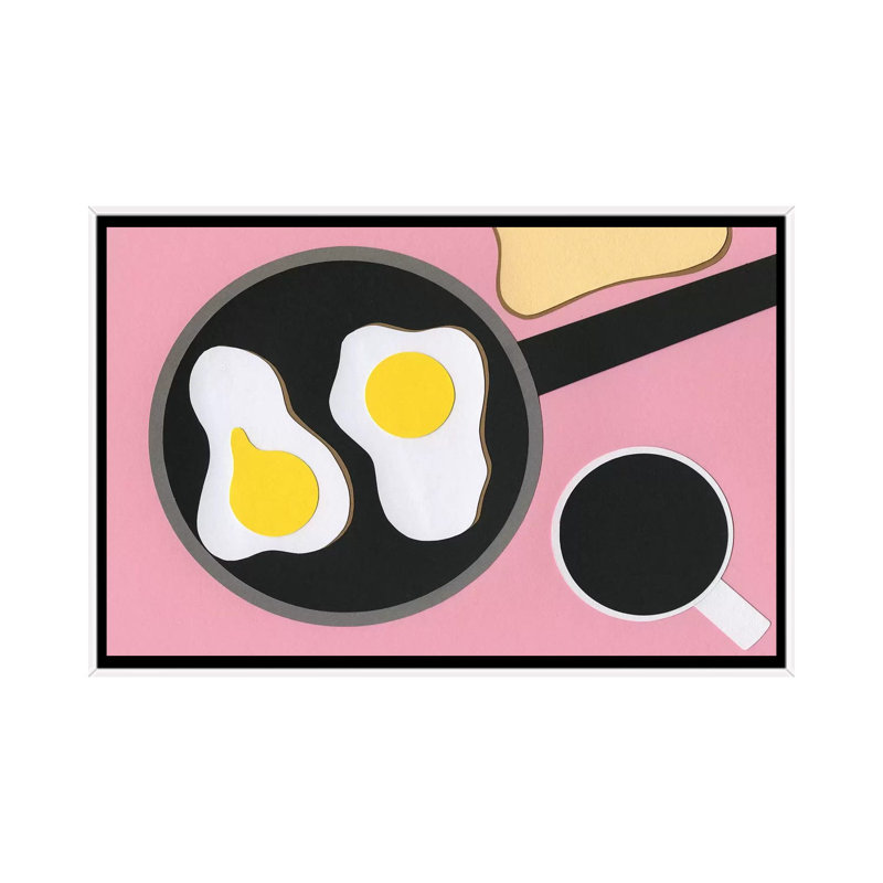 «Mr. D'z Breakfast», reproduction d'art sur toile encadrée, H 18 po x l 26 po, Toile à cadre flottant sans passe-partout