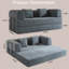 Canapé-lit convertible avec coussin cylindrique-129704915