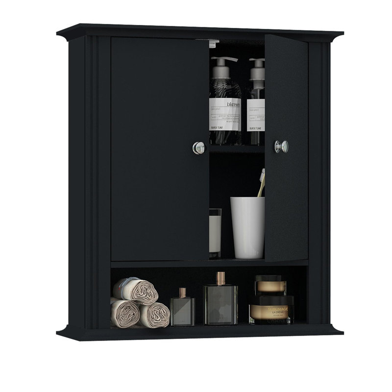 Bathroom Cabinet, Black
