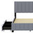 Upholstered Panel Storage Bed-917440077