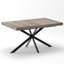 Table de salle à manger rectangulaire de 55,11 po à 70,86 po avec boîte de rangement, convient aux salles à manger, aux cuisines et aux salons-131307050