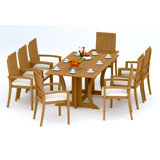 Goa Outdoor 9 - Piece Teak Dining Set