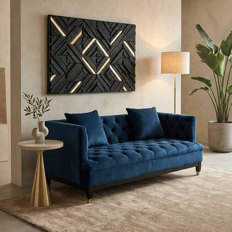 Cuffee Sofa, Navy
