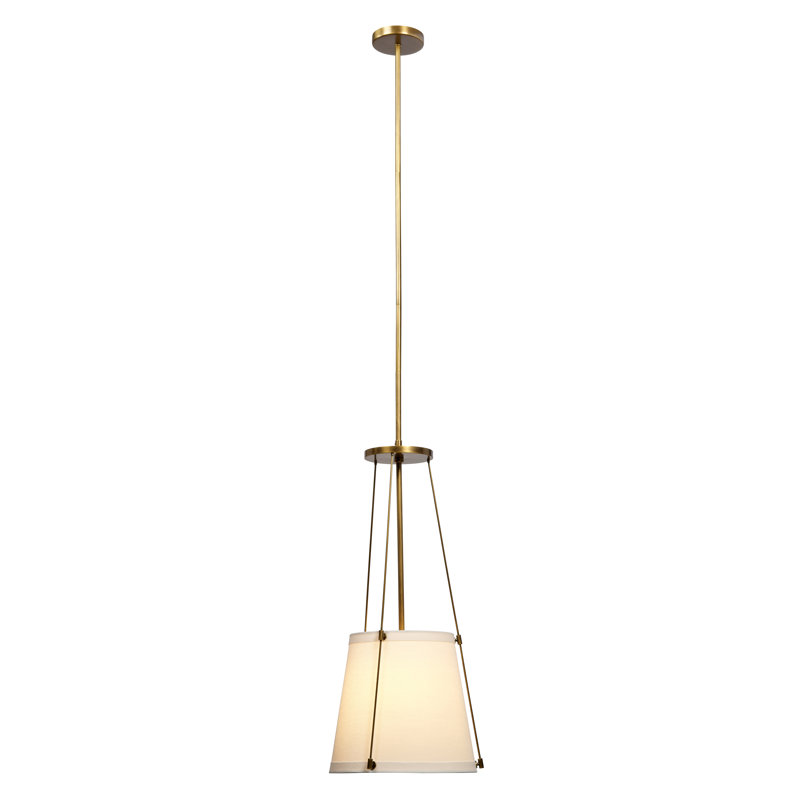 California 1 - Light Pendant, Antique Brass