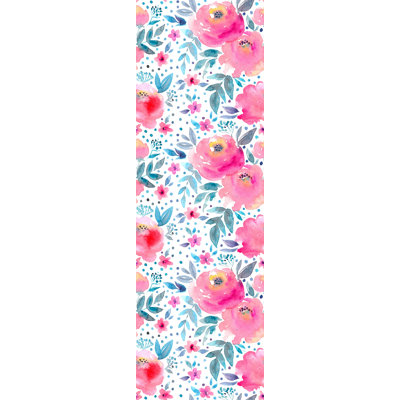 Brielle Removable Garden Flowers Nursery Peel and Stick Wallpaper Roll