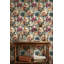 Papier peint floral rétro