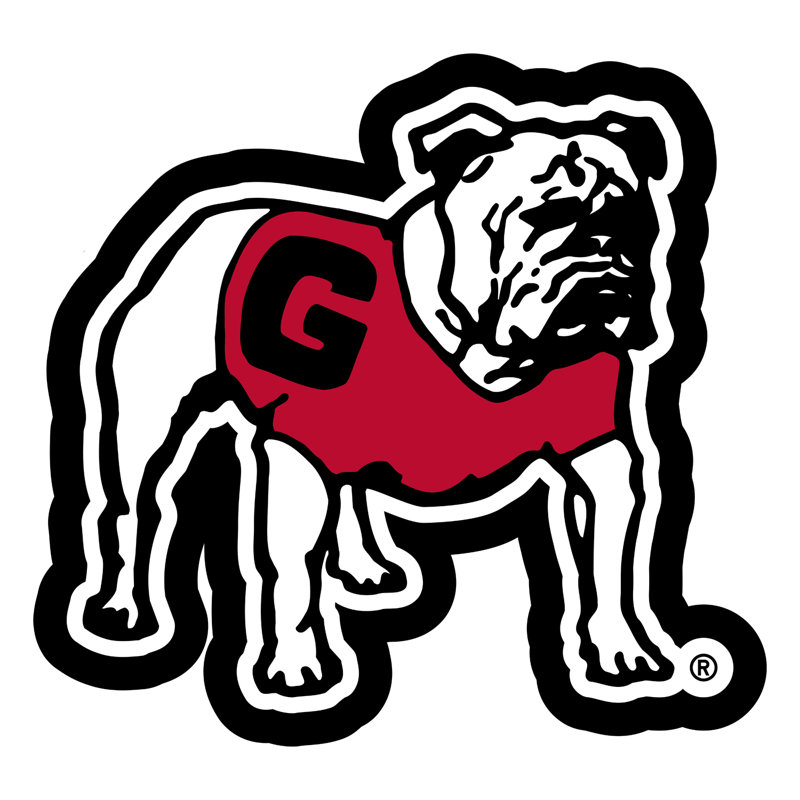 Alternate de l'Université de la Géorgie avec logo Bulldog College