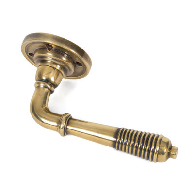 Reeded Lever on Rose Set - Unsprung