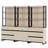 Aadam 3-Piece Modern 72" Tall Bookcase With 6 Drawers And Adjustable Shelves, Freestanding Library Book Shelf With Storage Cabinet And Open Shelves For Home Office, Living Room-725233465