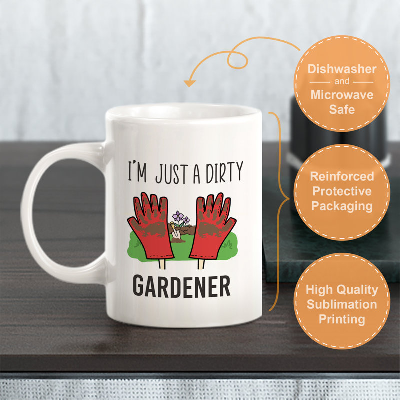 Daisetta Polypropylene Plastic Coffee Mug